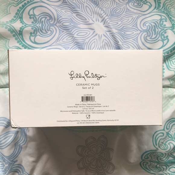 Lilly Pulitzer Ceramic Mugs Set - Picture 4 of 6